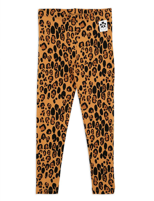 Basic Leopard Leggings - Beige