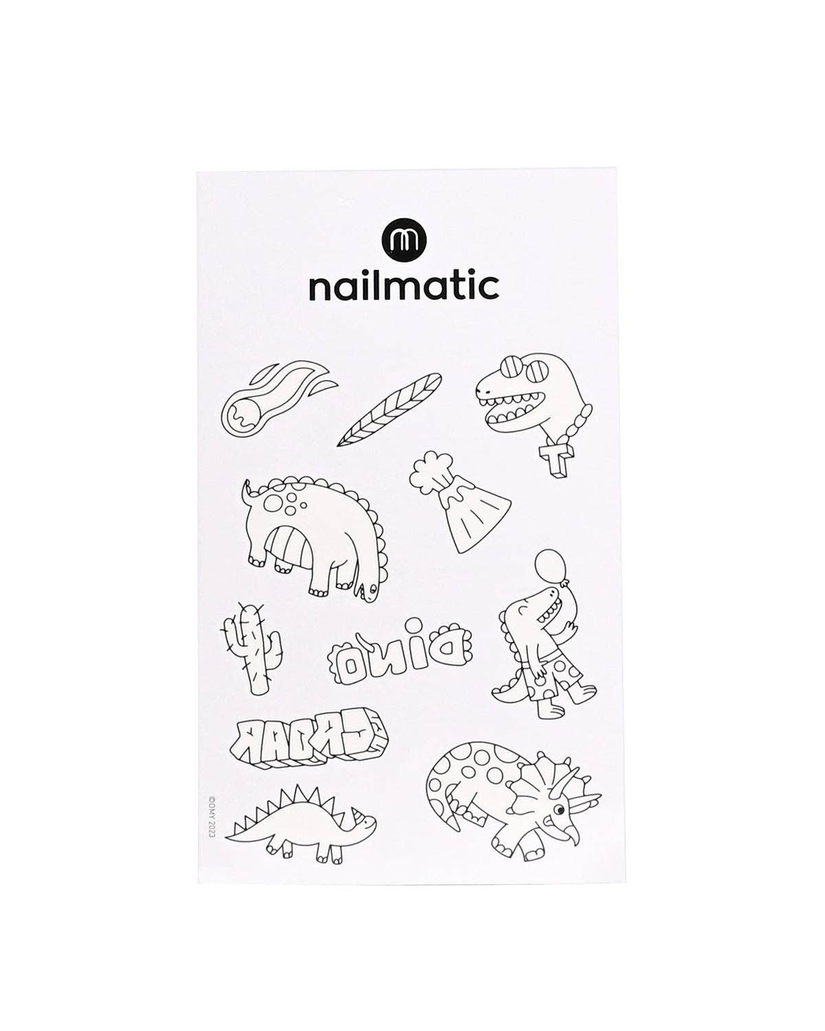 Temporary Coloring Tattoos - Dinosaurs