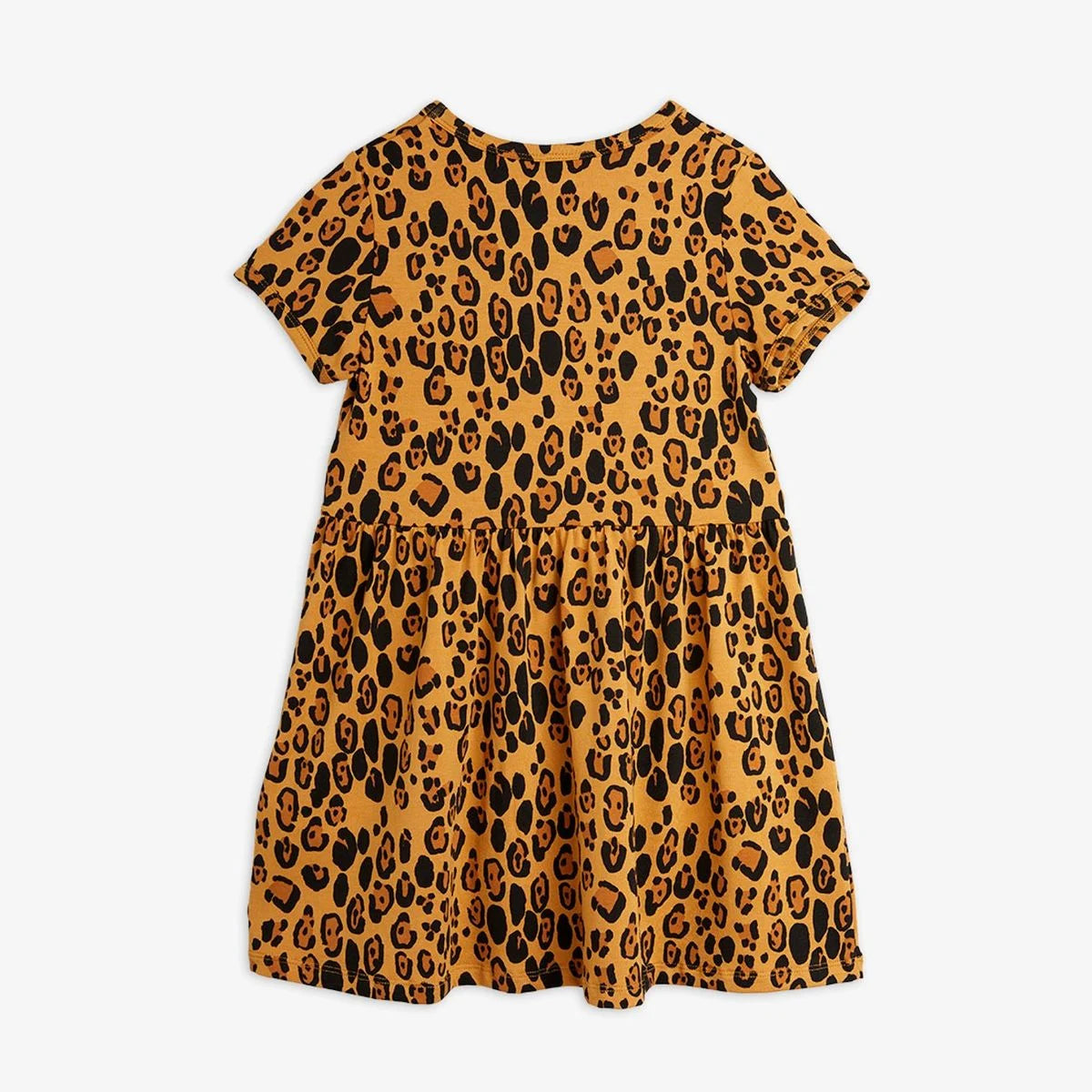 Basic Leopard SS Dress - Beige