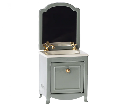 Sink w/ Mirror, Mouse - Dark Mint