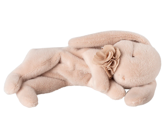 Sleeping Bunny Plush, Small - Powder - PREORDER