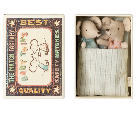 Twins, Baby Mice in Matchbox