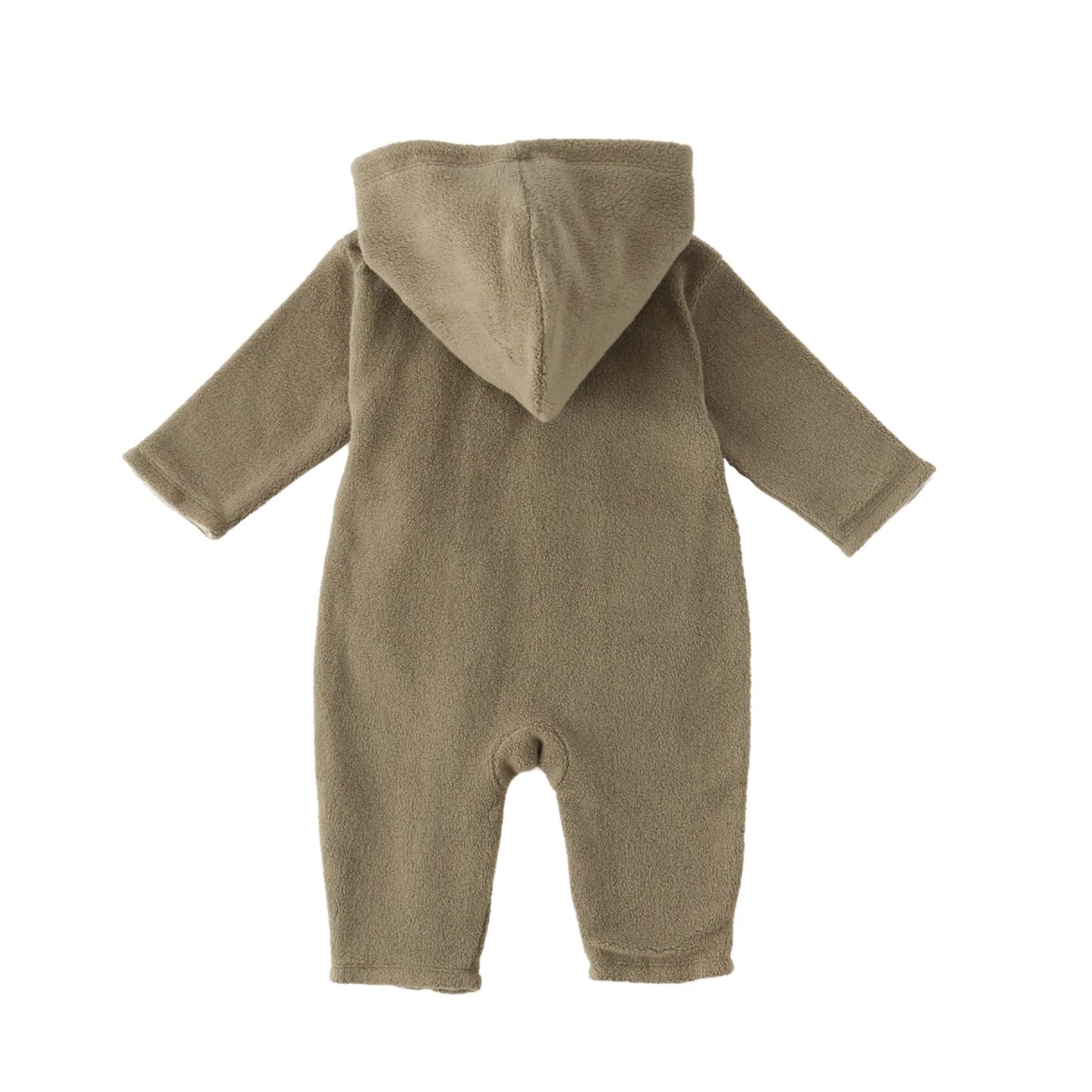 Teddy Fleece Baby Suit - Moss