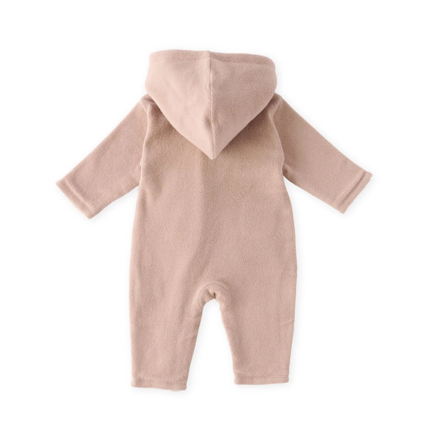 Teddy Fleece Baby Suit - Rose Pink