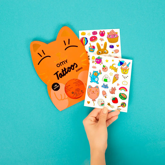 Kids' Temporary Kawaii Tattoos