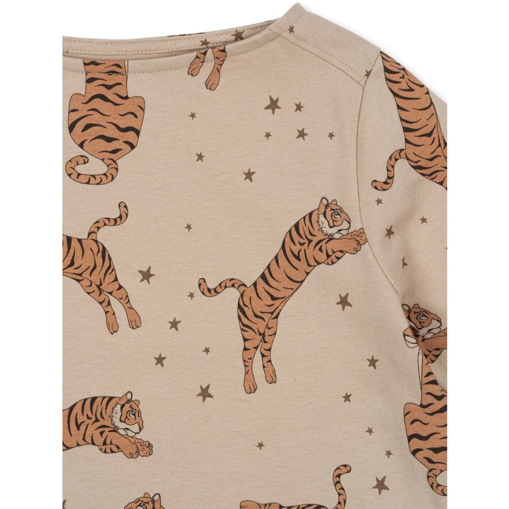 Drey LS Tee GOTS - Tiger