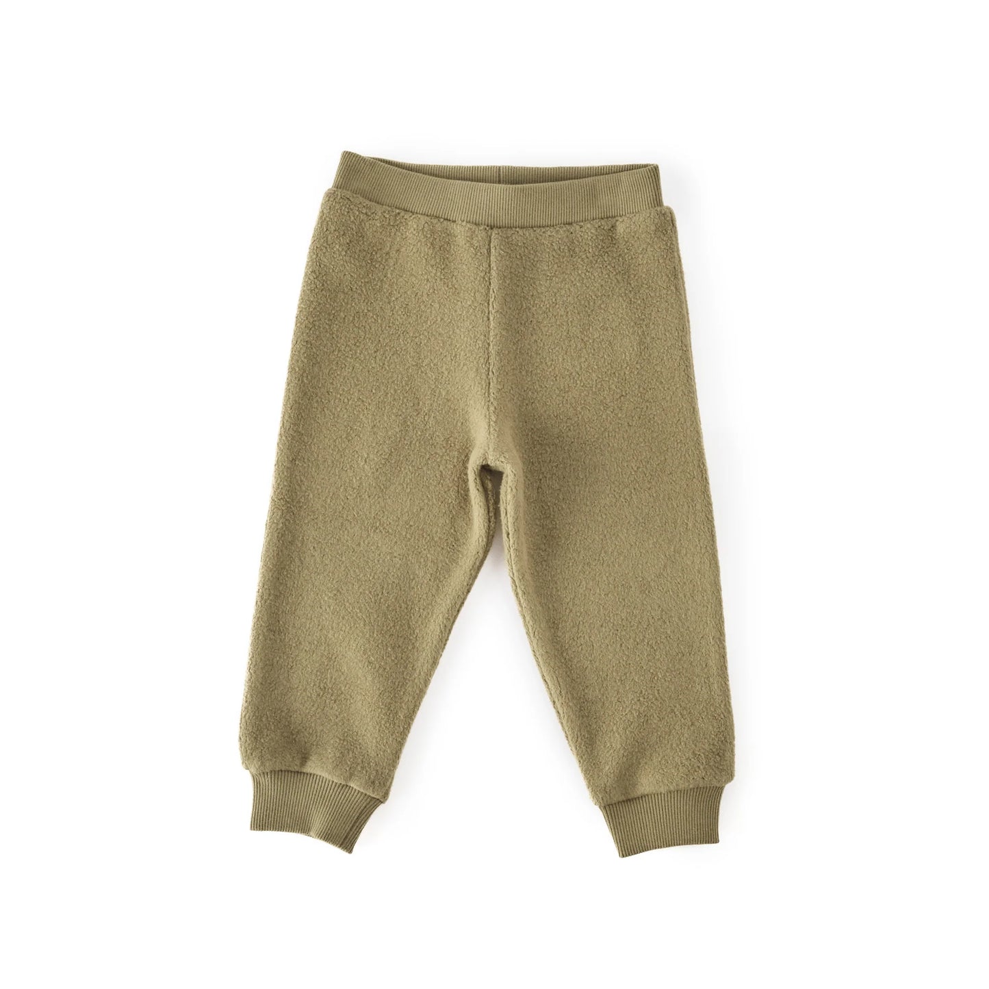 Teddy Fleece Jogger - Moss