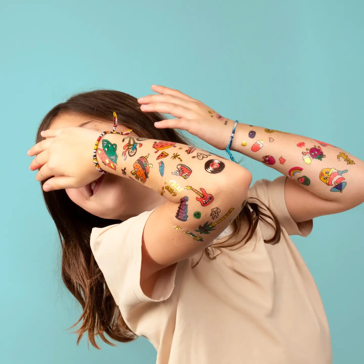 Kids' Temporary Kawaii Tattoos