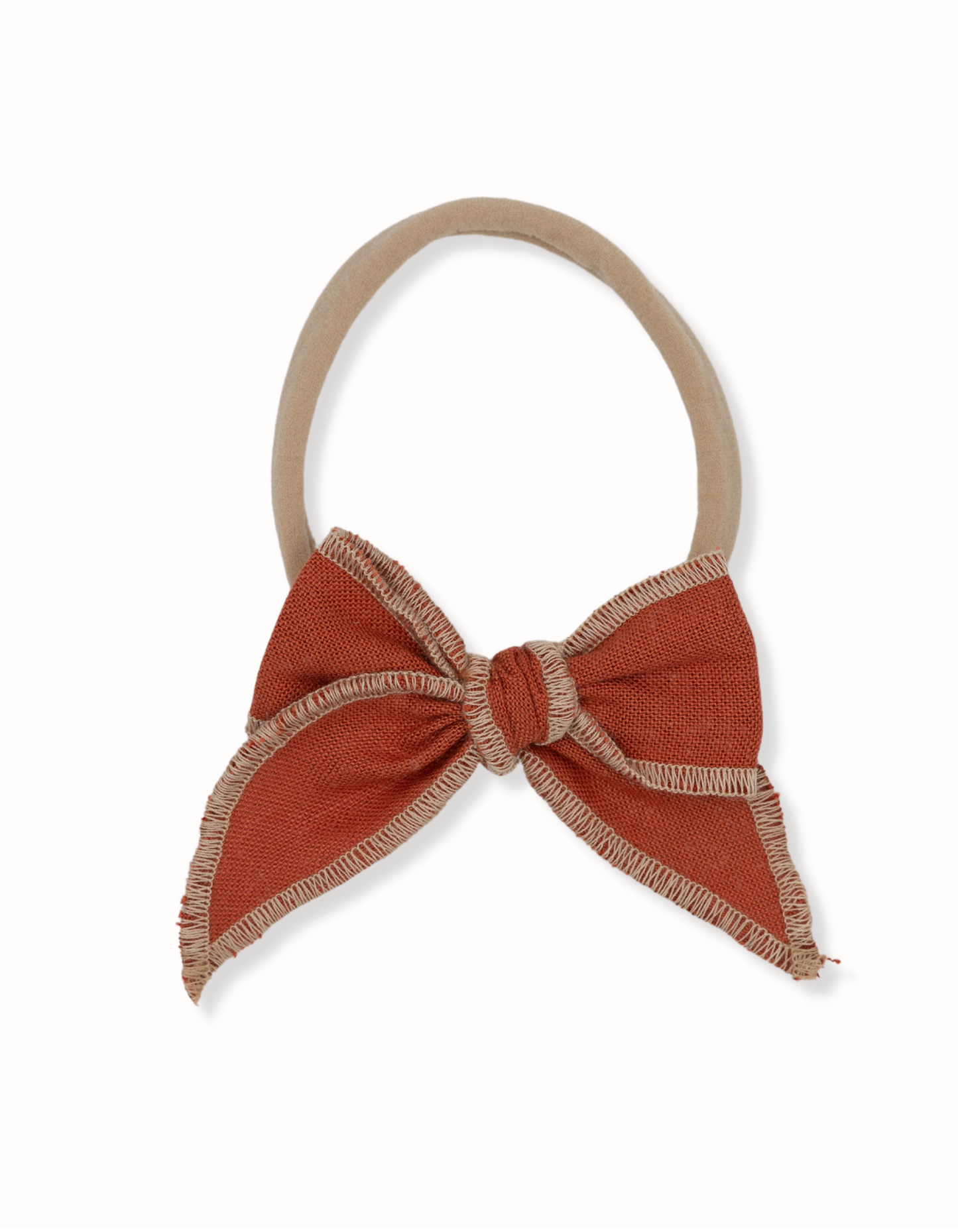 Rust Baby Bow Headband