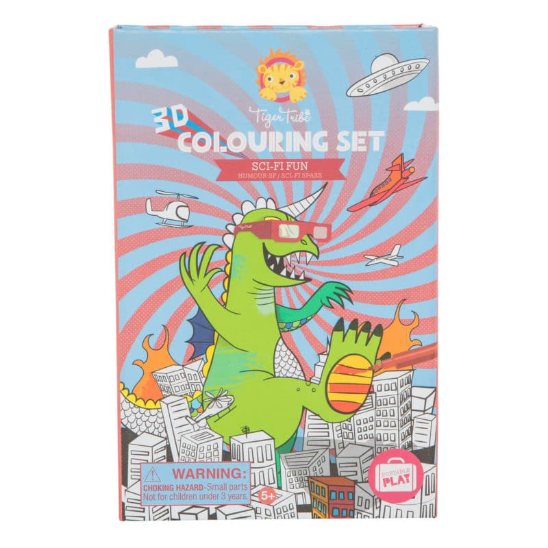 3D Colouring Set - Sci Fi Fun