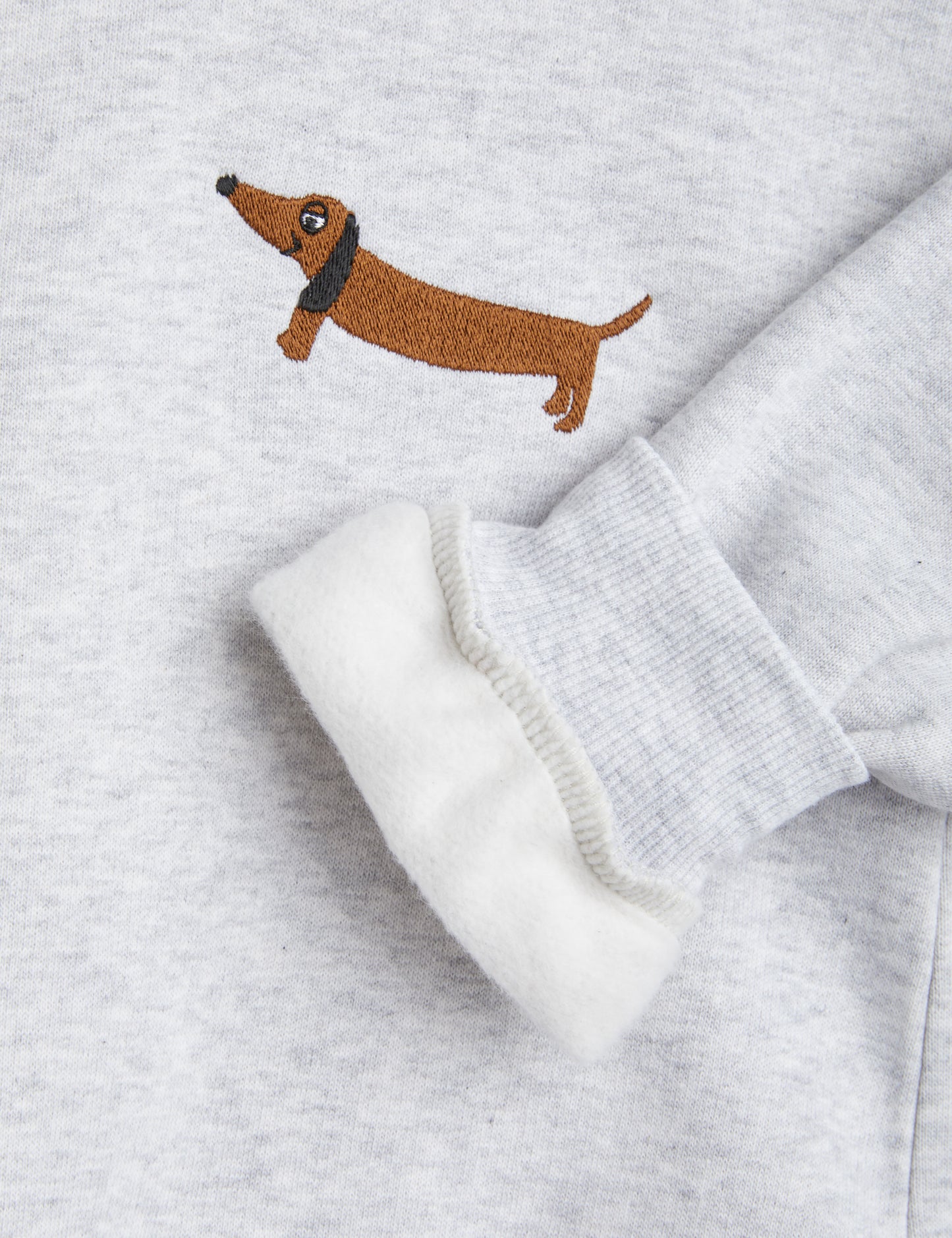 Dog Embroidered Sweatshirt