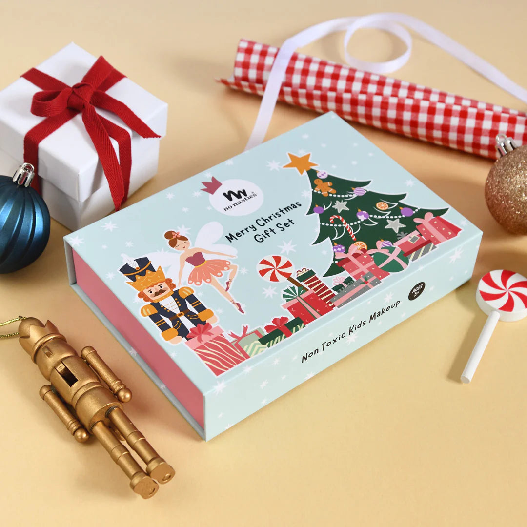 NO NASTIES SIGNATURE CHRISTMAS POP-UP KIDS MAKEUP BOX