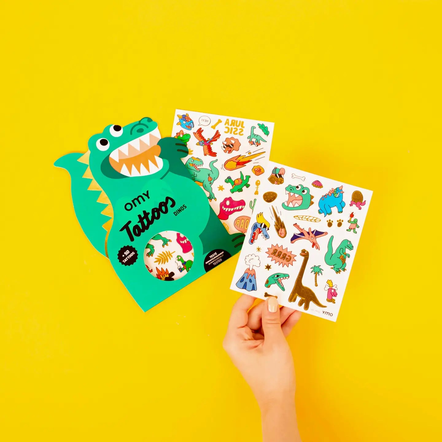 Kids' Temporary Dino Tattoos