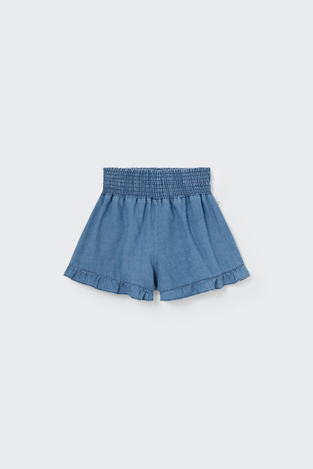 Twill Denim Shorts - Blue