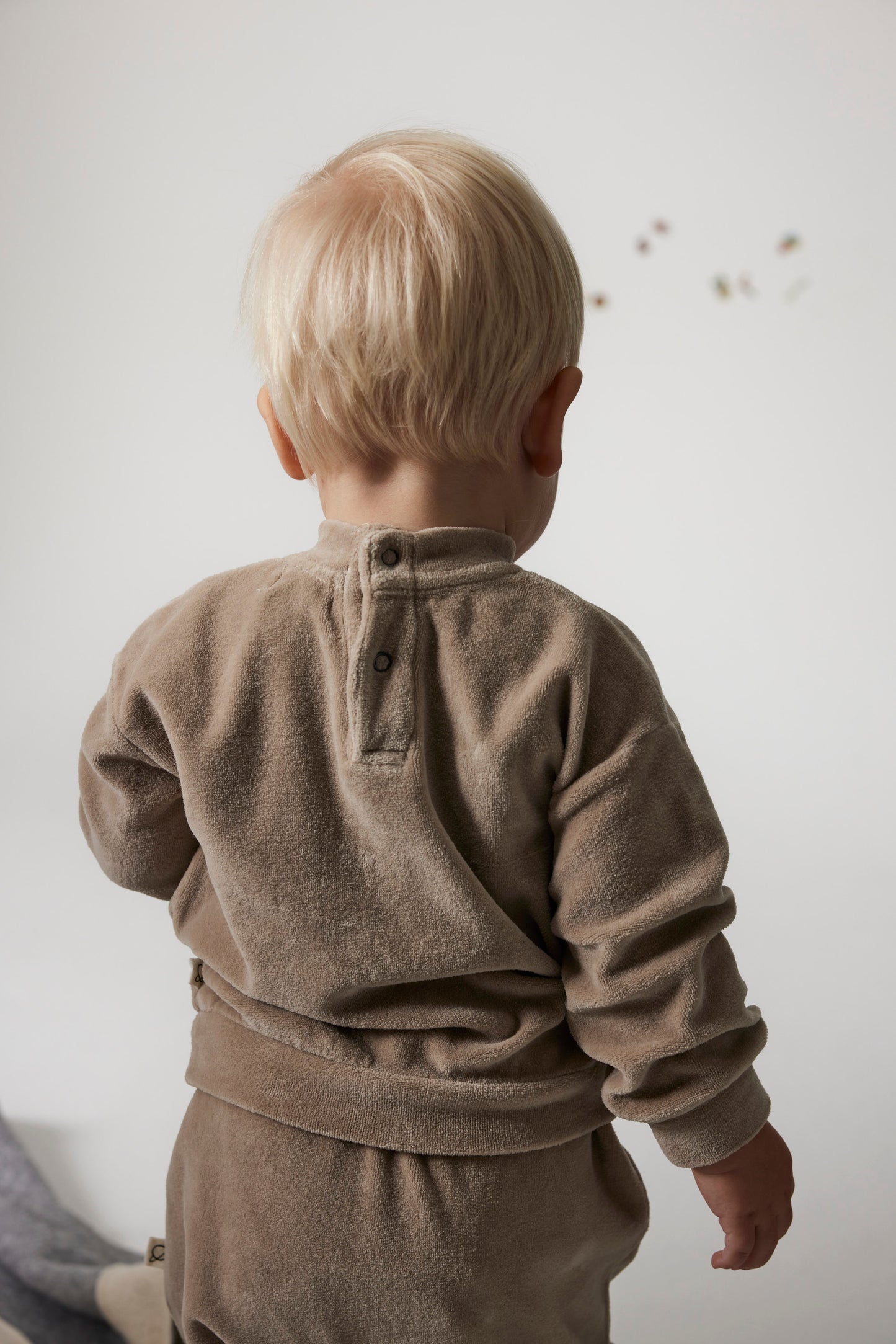 Organic Velour Baby Sweatshirt