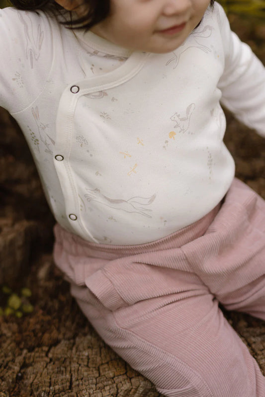 Long Sleeve Kimono One-Piece - Field of Dreams