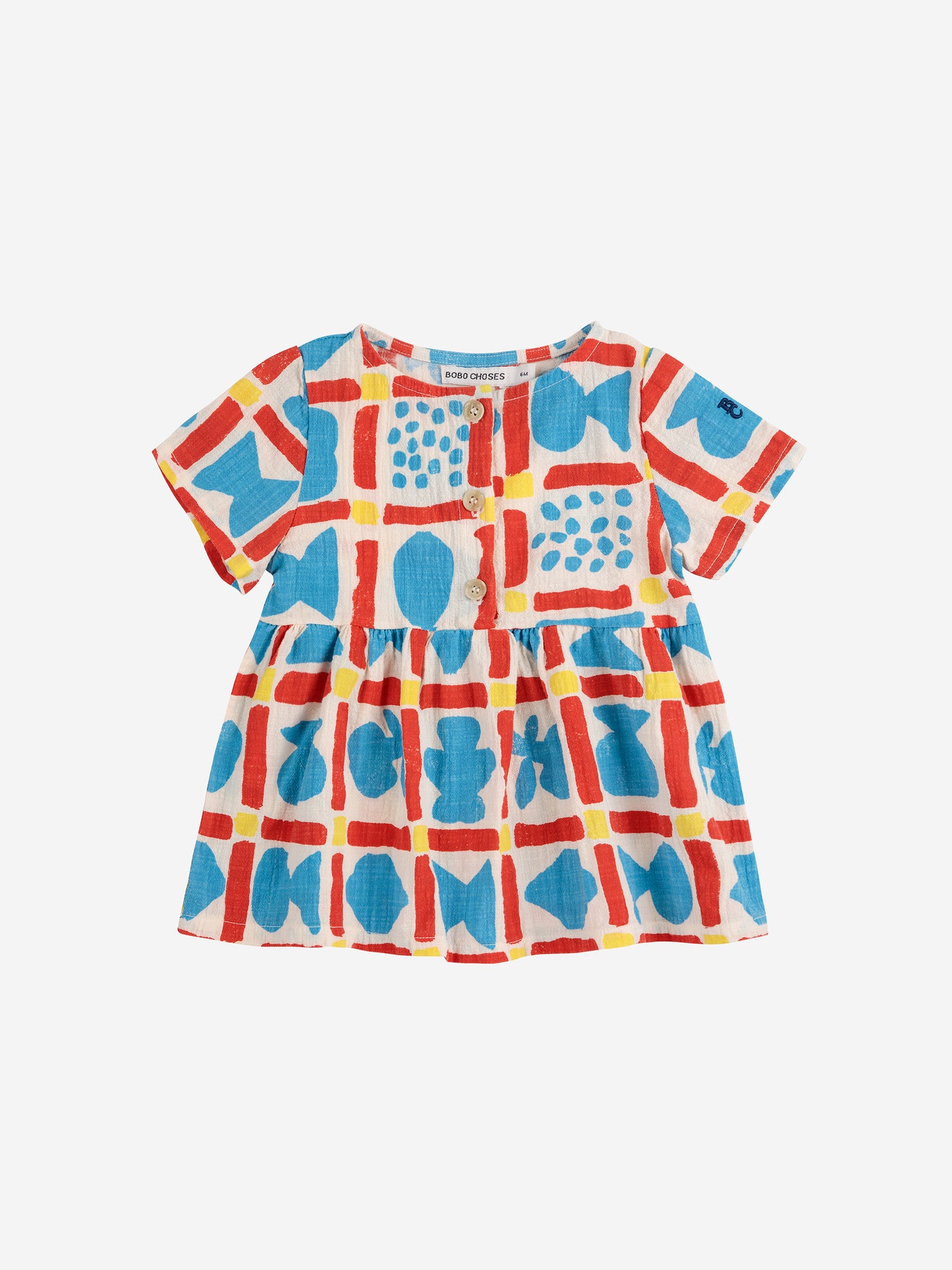 Geometric Game Woven Dress