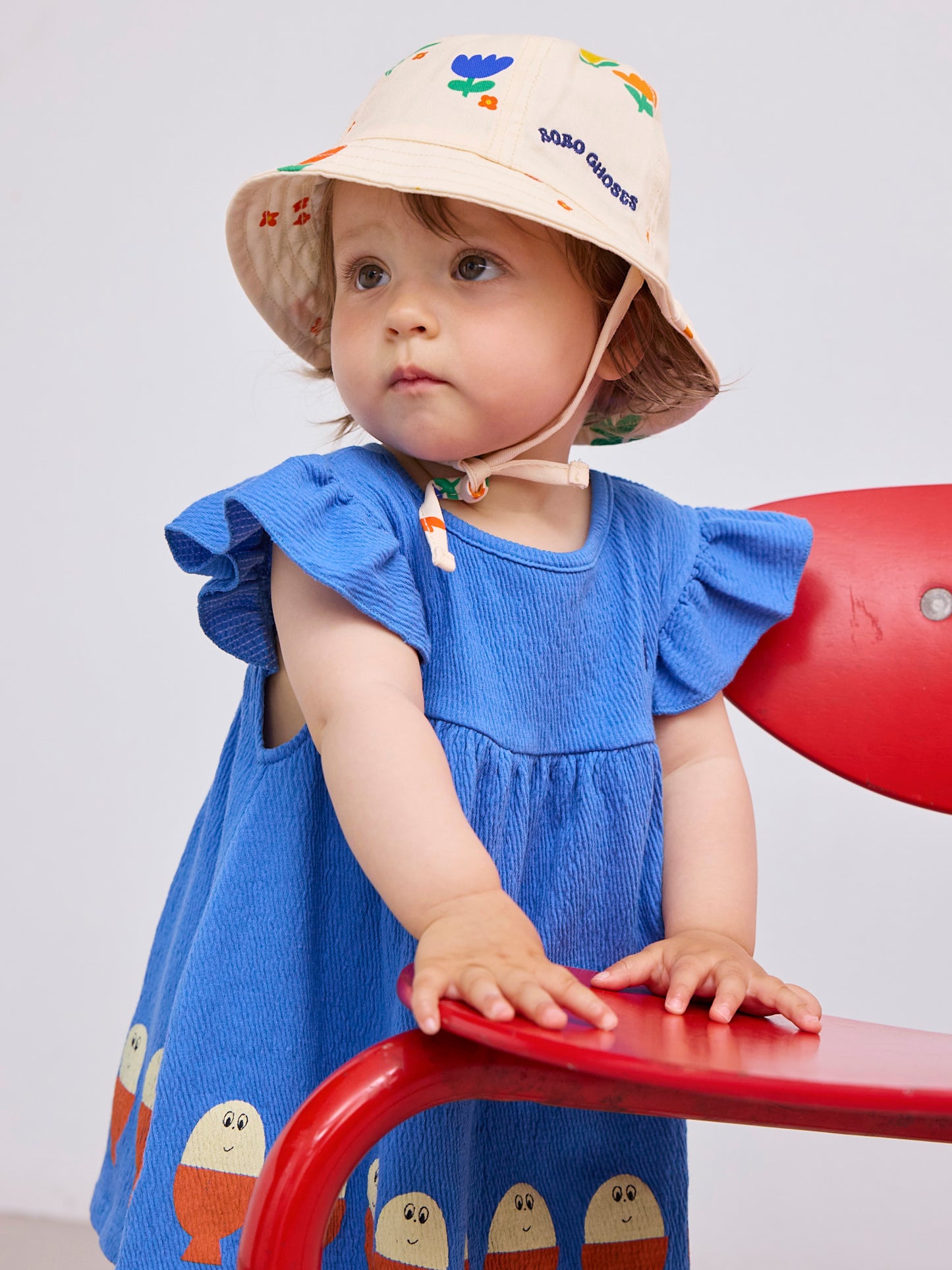 Morning Egg Ruffle Dress