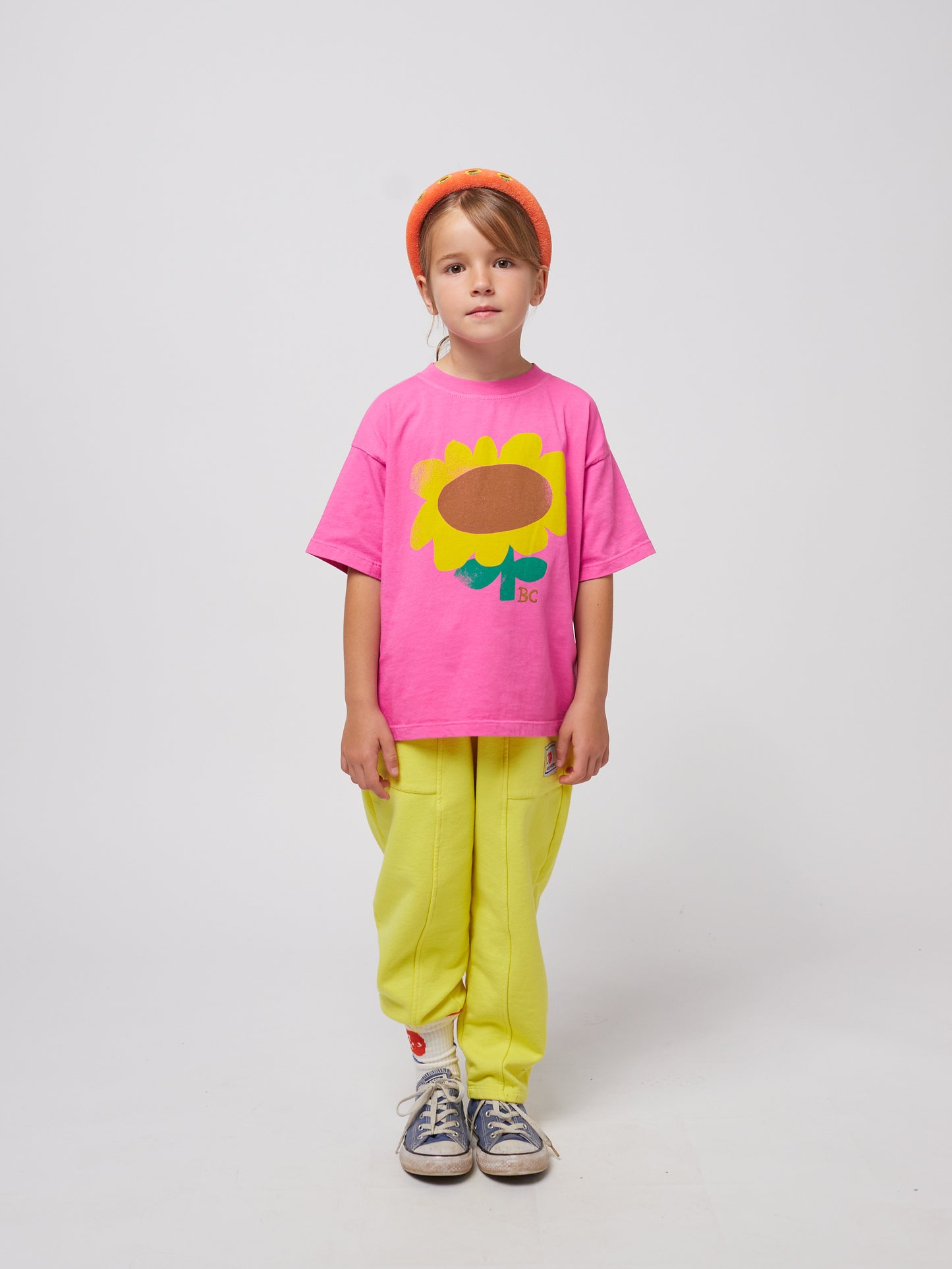 Sunflower T-Shirt - Fuchsia