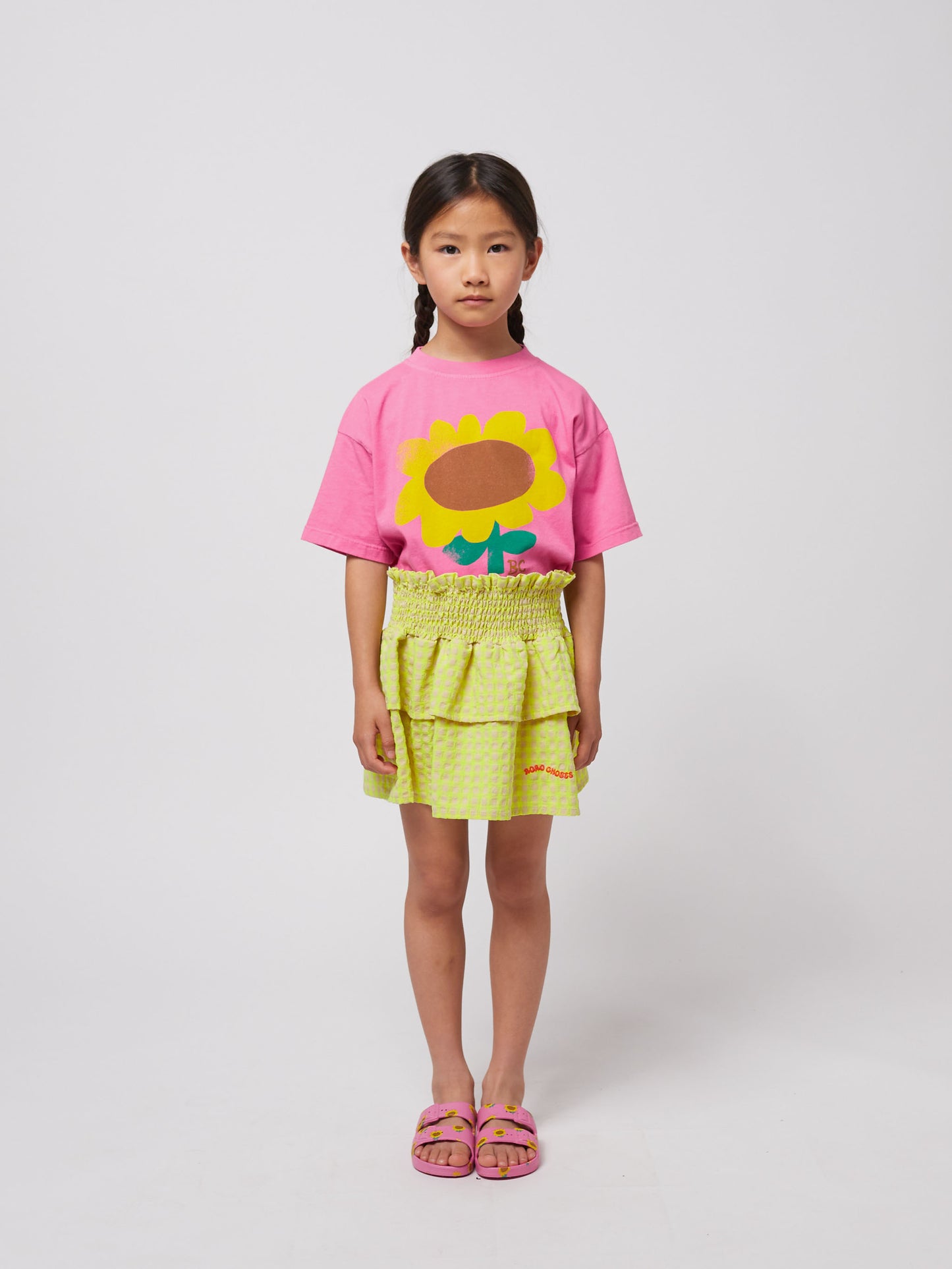 Sunflower T-Shirt - Fuchsia