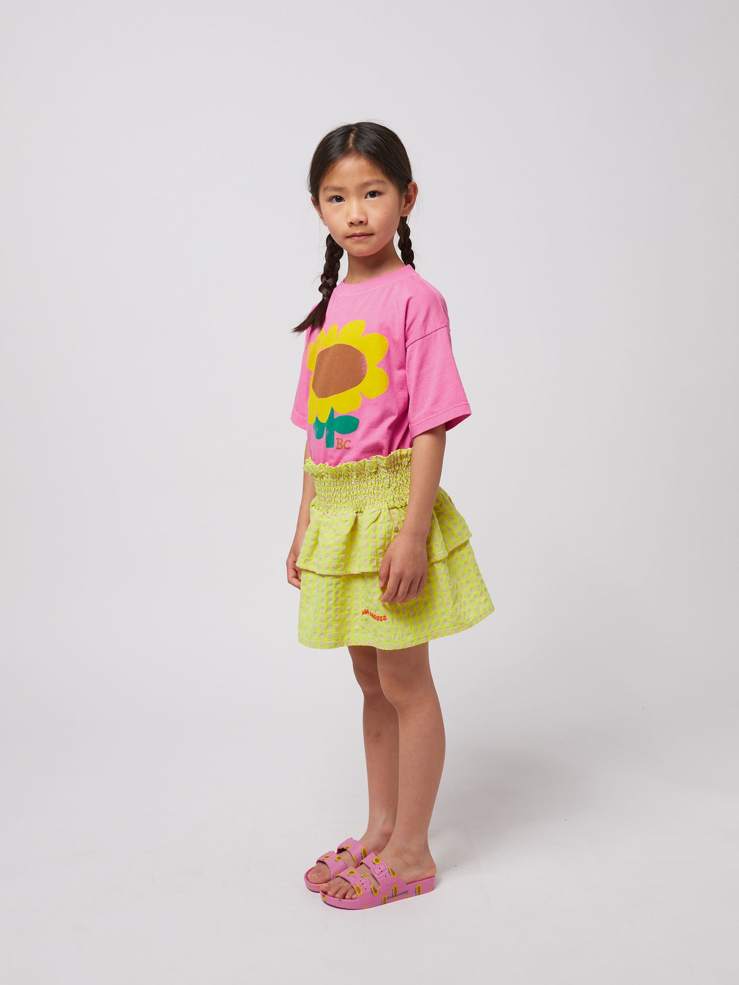 Sunflower T-Shirt - Fuchsia