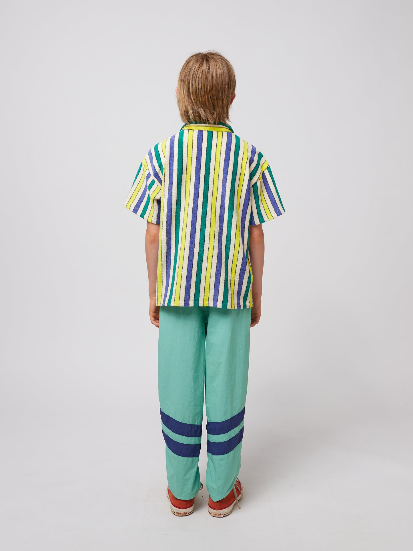 Multicolor Stripes Terry Cloth Shirt