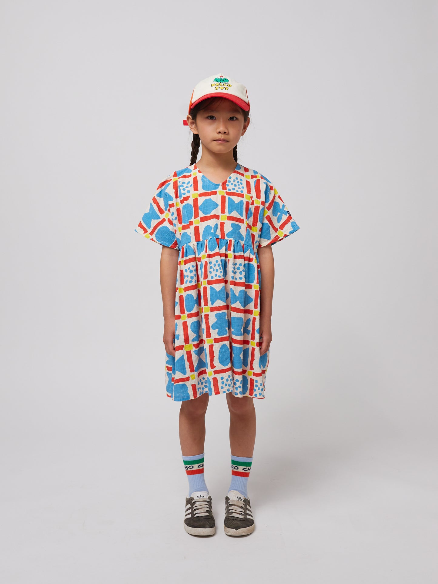 Gemetric Game All Over Woven Dress