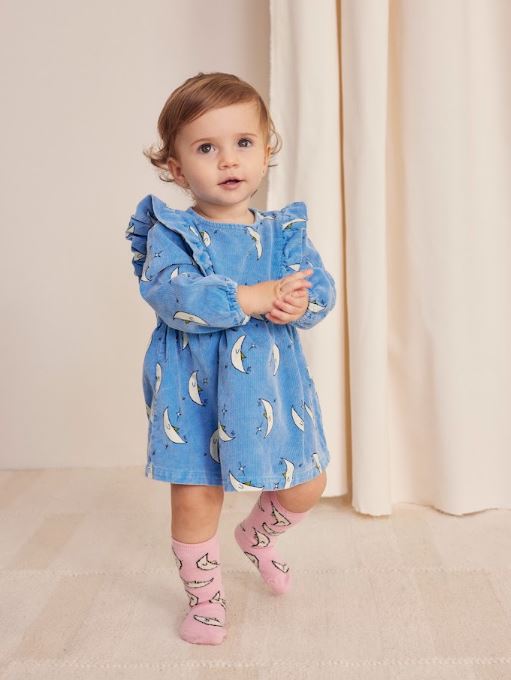 Baby Beneath the Moon All Over Micro Corduroy Dress