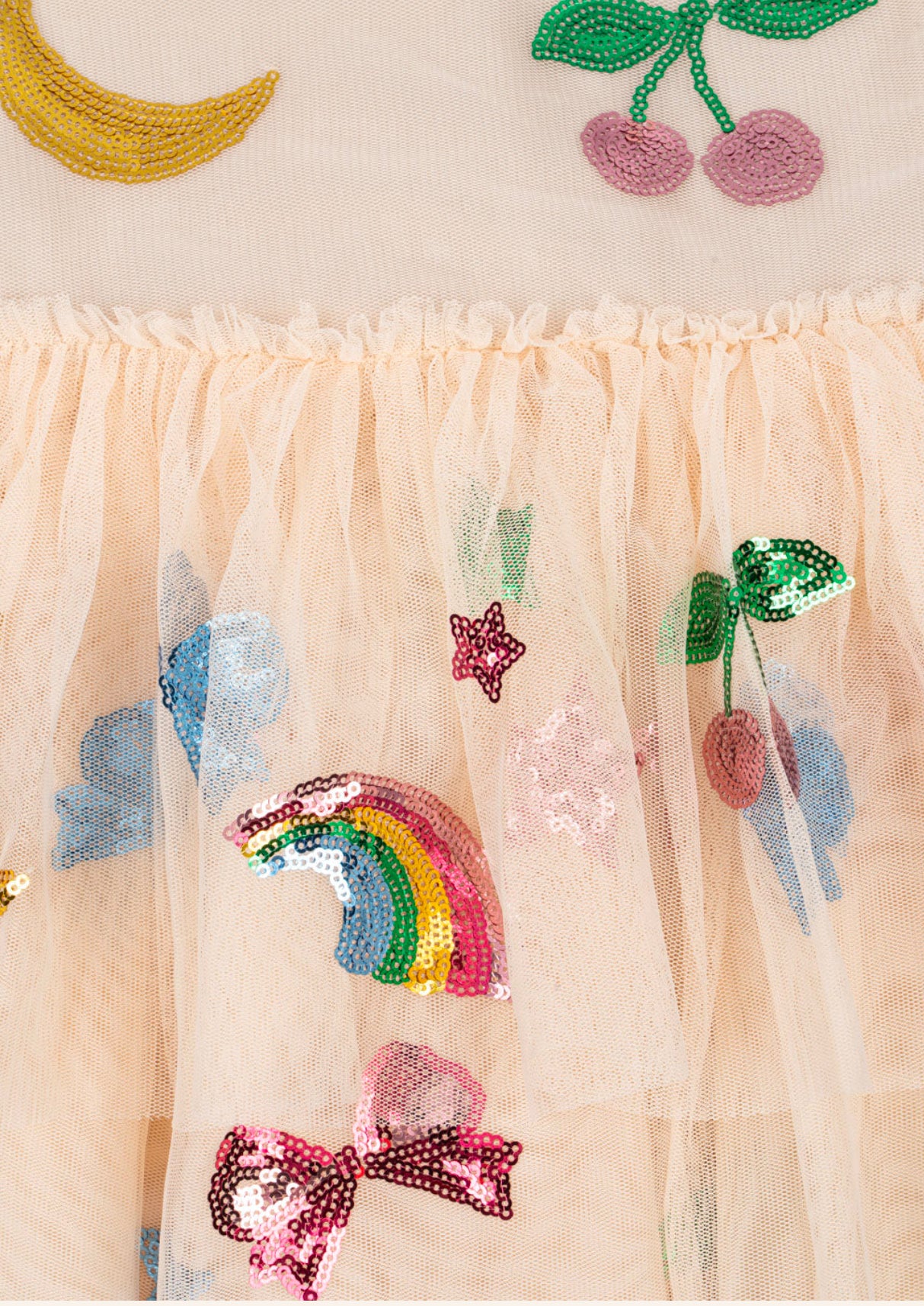 Yvonne Puff Dress - Rainbow Twinkle