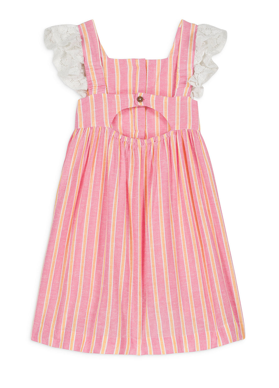 Dress Moonie - Pink Gelato Stripes