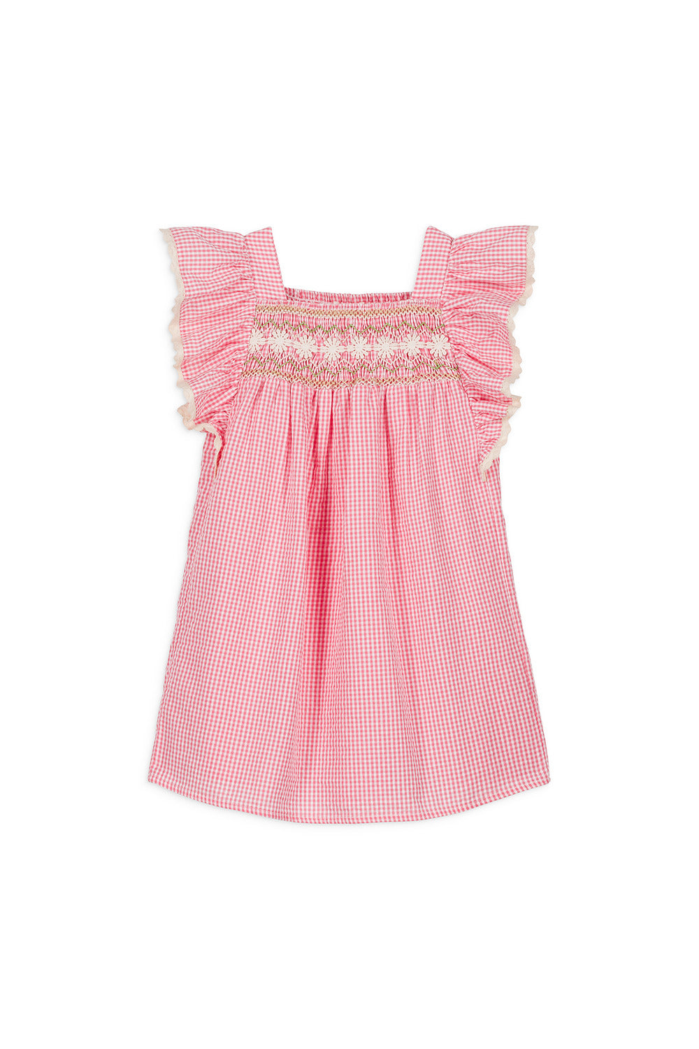 Dress Martine - Pink Fragola Vichy