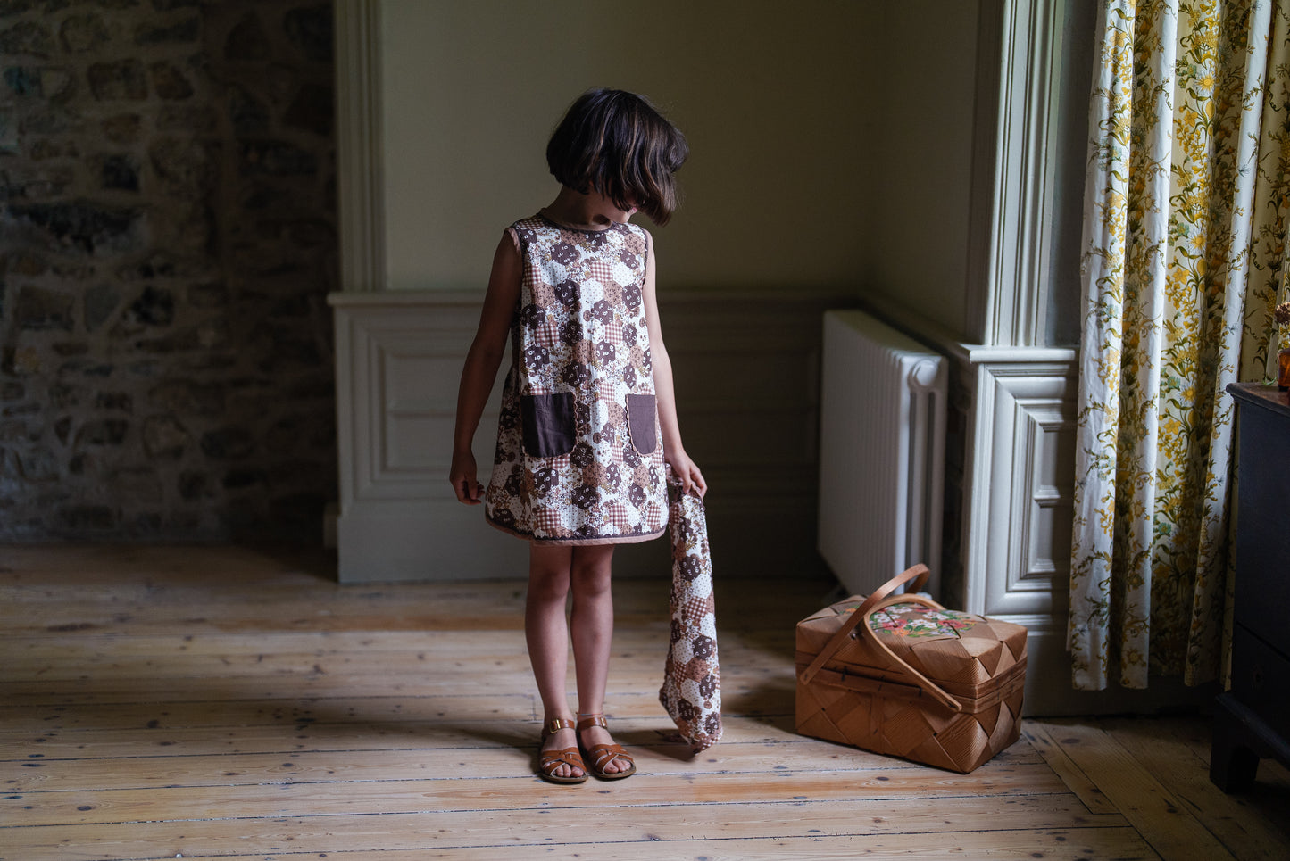 Hannah Dress - Patchwork Print