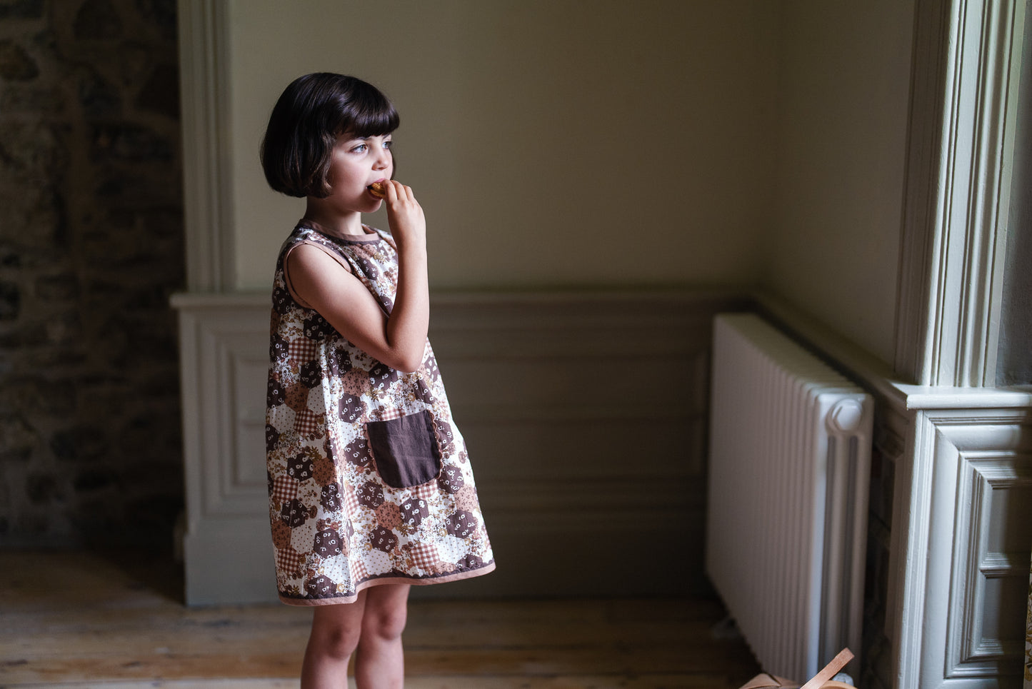 Hannah Dress - Patchwork Print