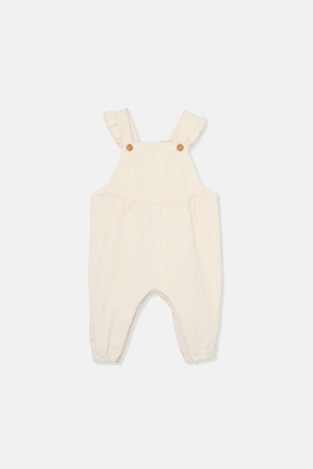 Organic Corduroy Baby Overalls