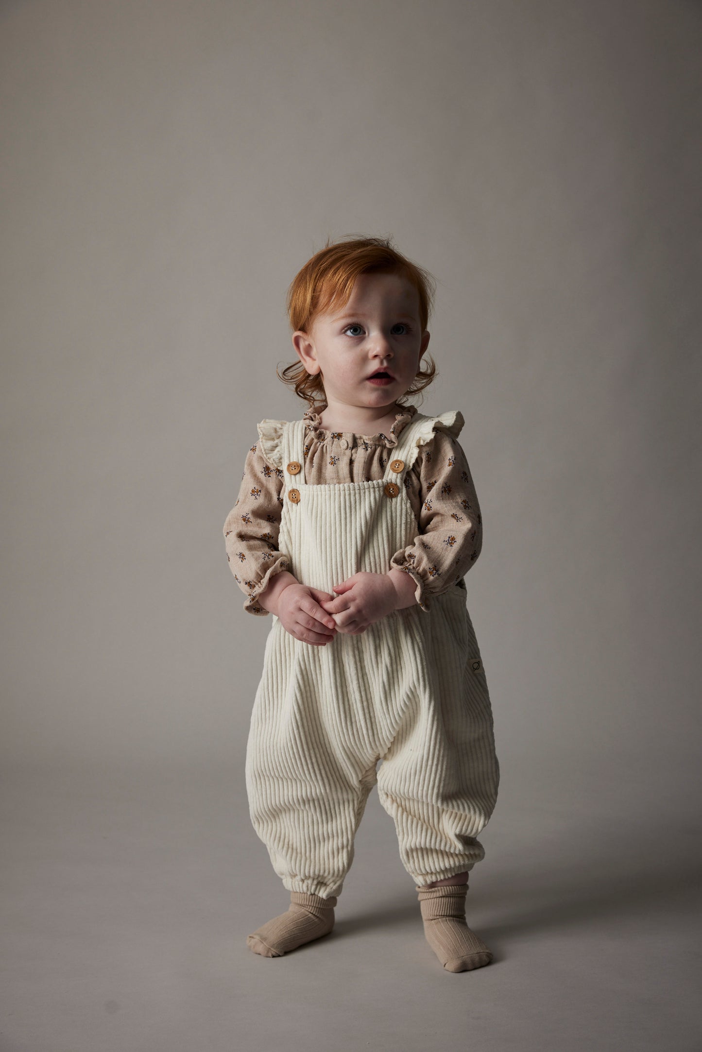 Organic Corduroy Baby Overalls