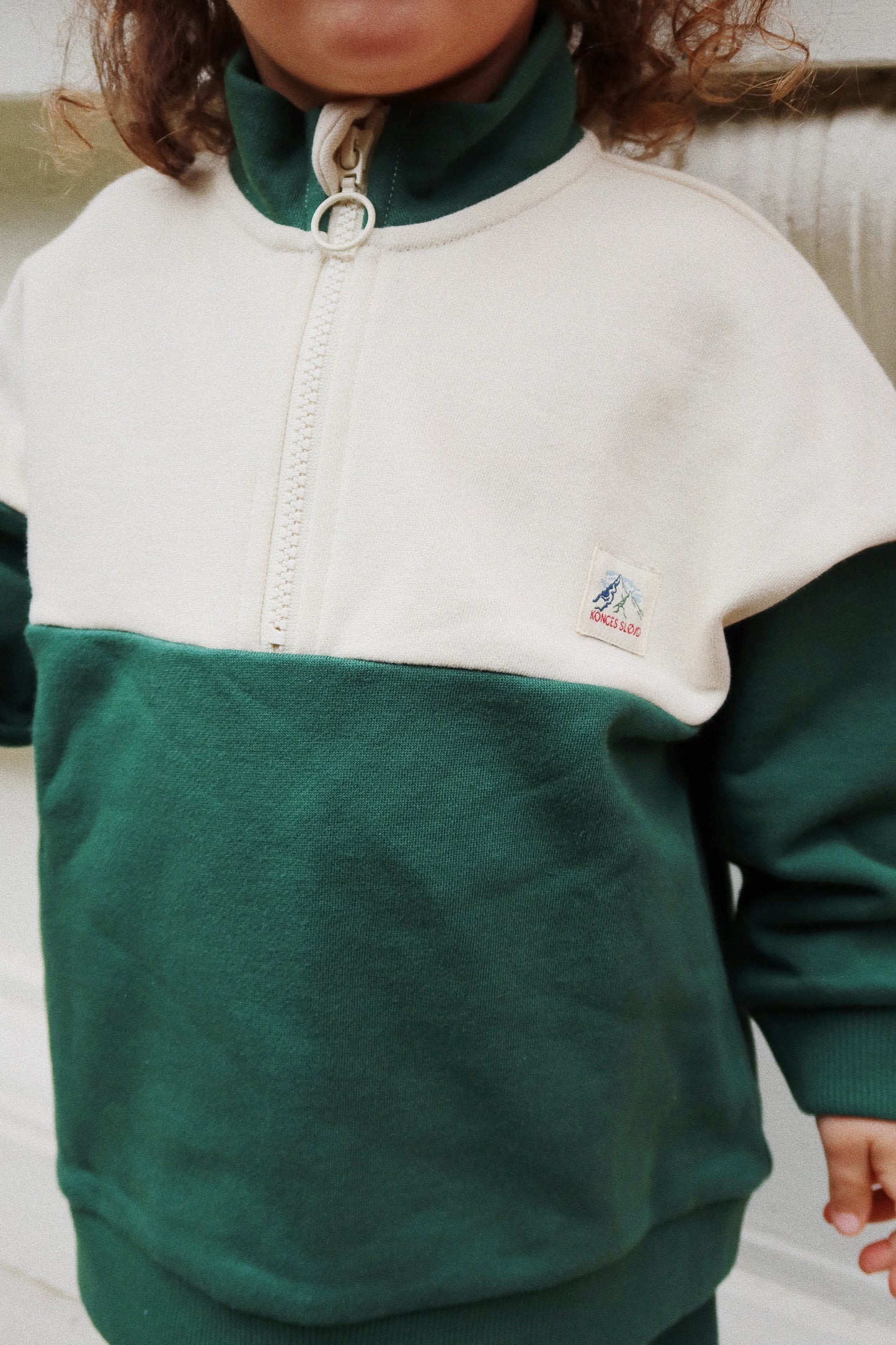 Lou Half Zip Sweat OCS - Smoke Pine