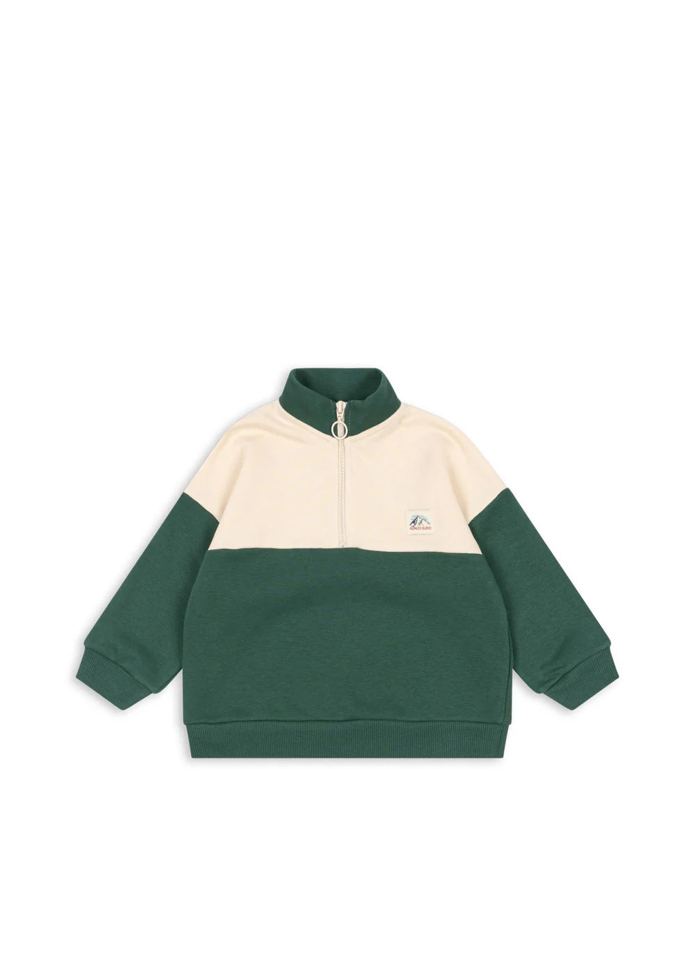 Lou Half Zip Sweat OCS - Smoke Pine