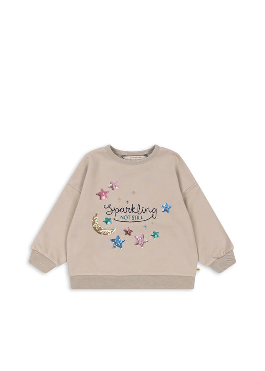 Lou Sequin Sweat Shirt OCS - French Oak