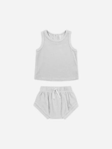 Terry Tank + Short Set || Cloud