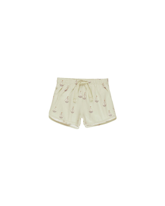 Boys Swim Short || Sailboats