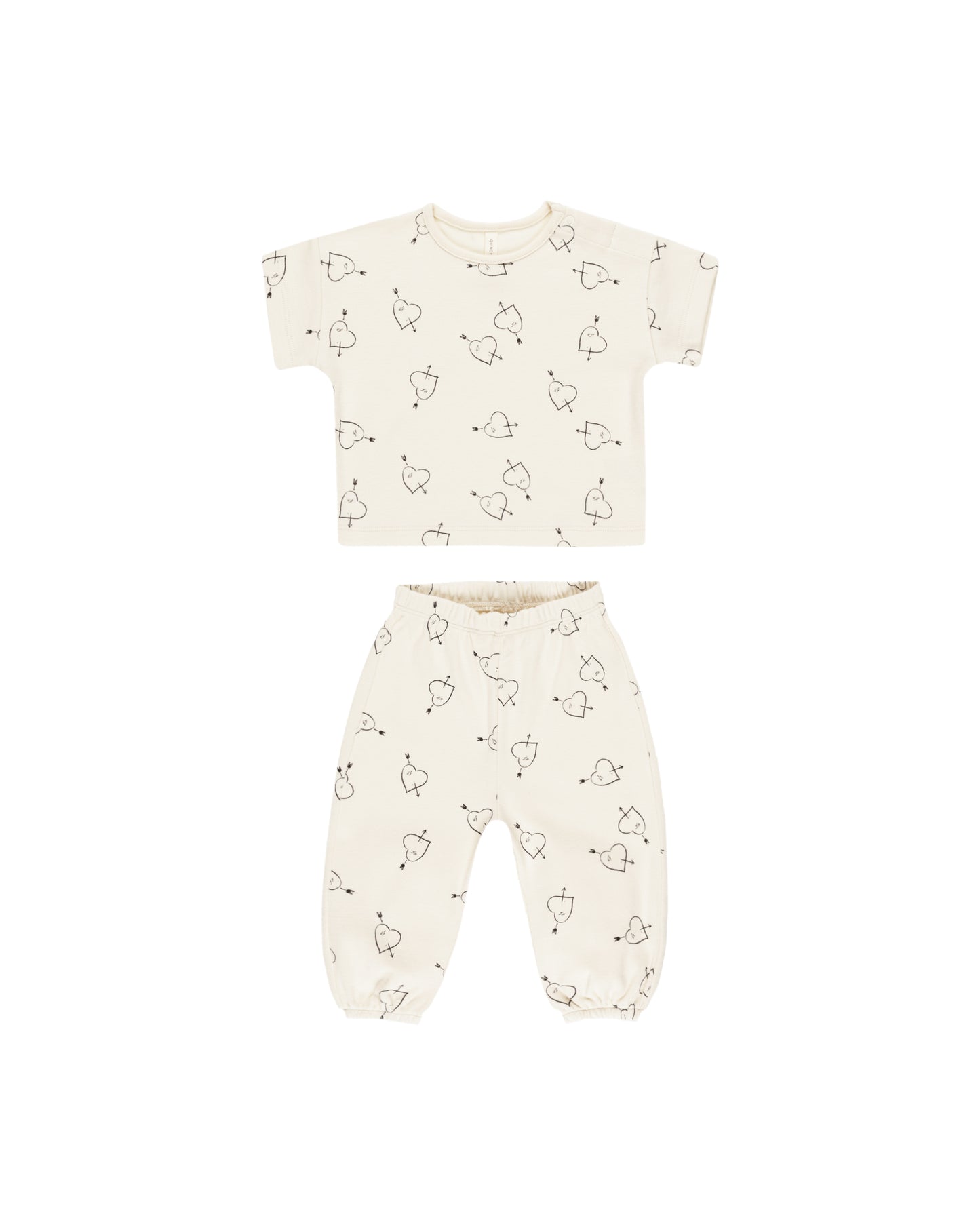 Jersey Tee + Pant Set || Cupid