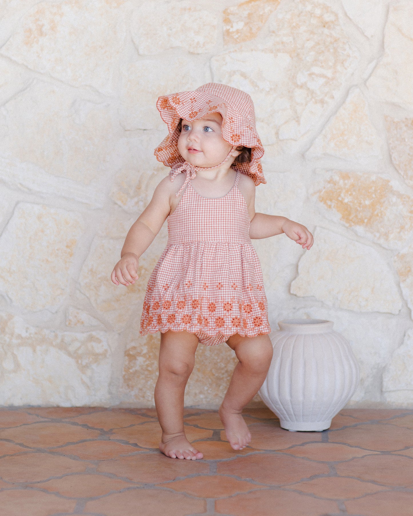 Floppy Sun Hat || Poppy Gingham