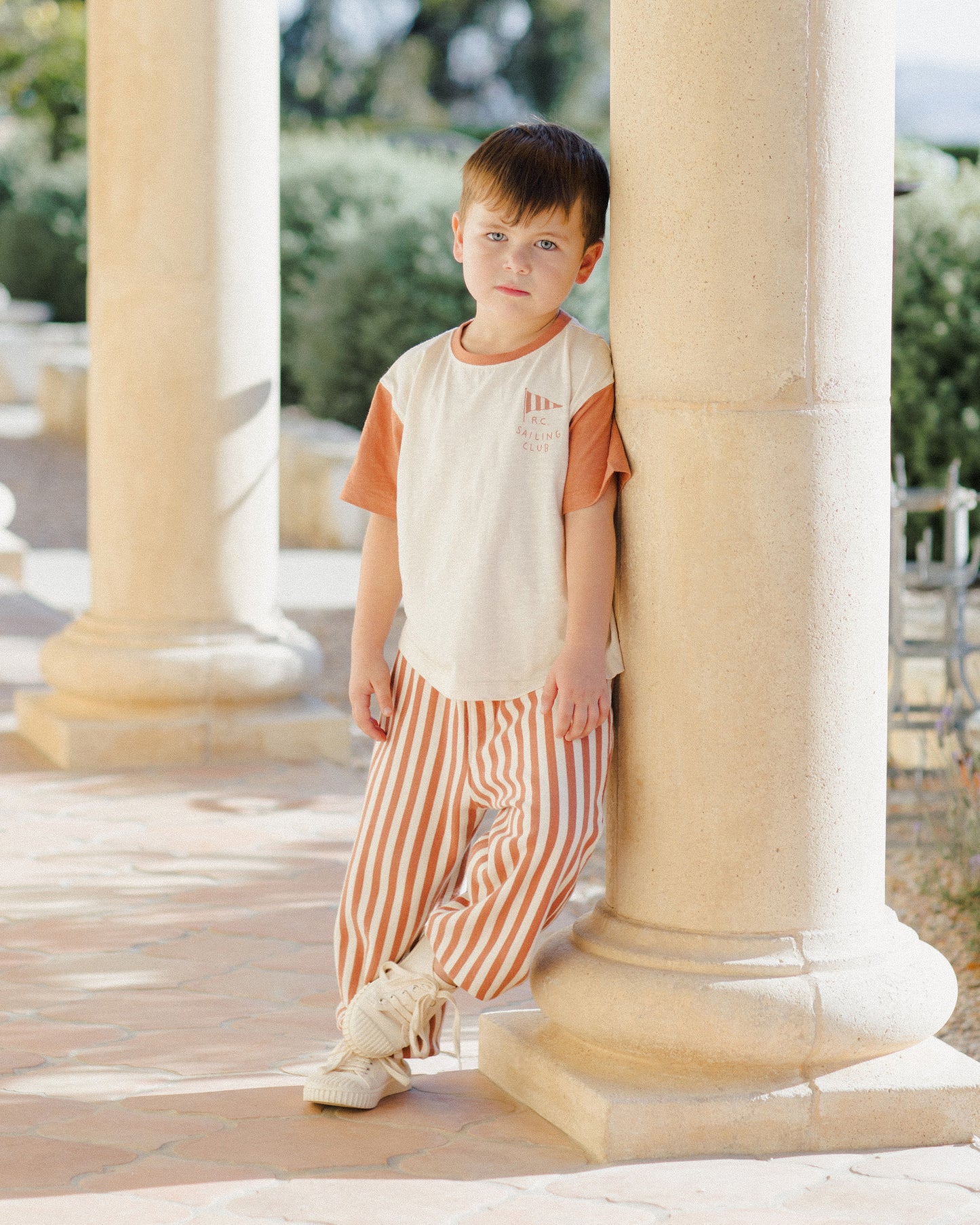 Contrast Short Sleeve Tee || Sailing Club