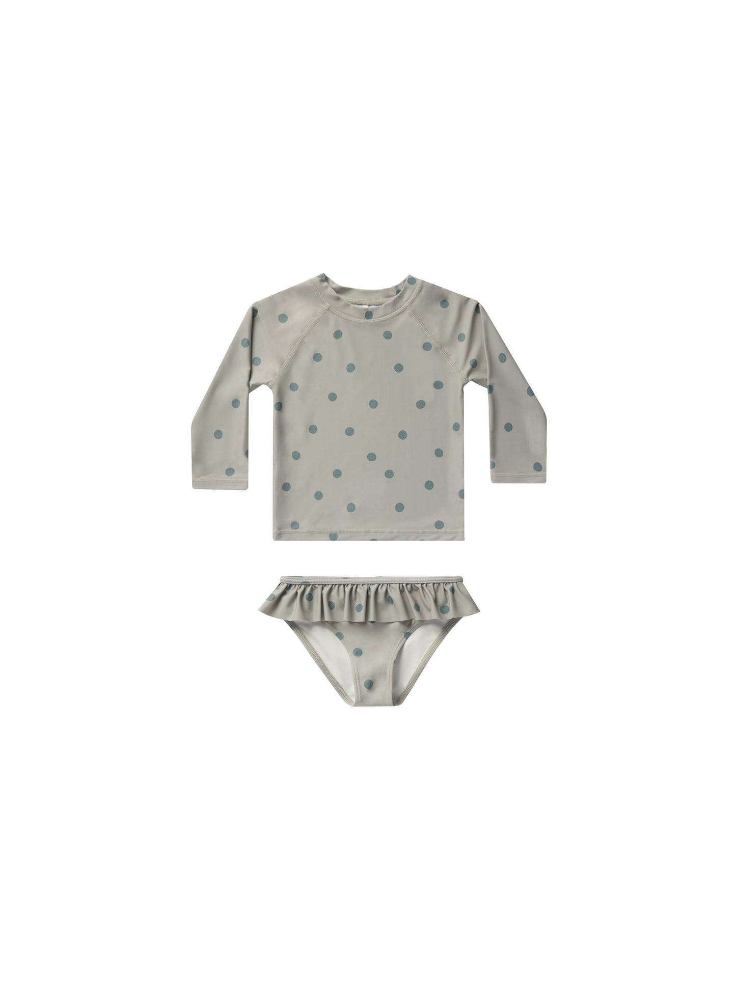 RASH GUARD GIRLS SET || POLKA DOT