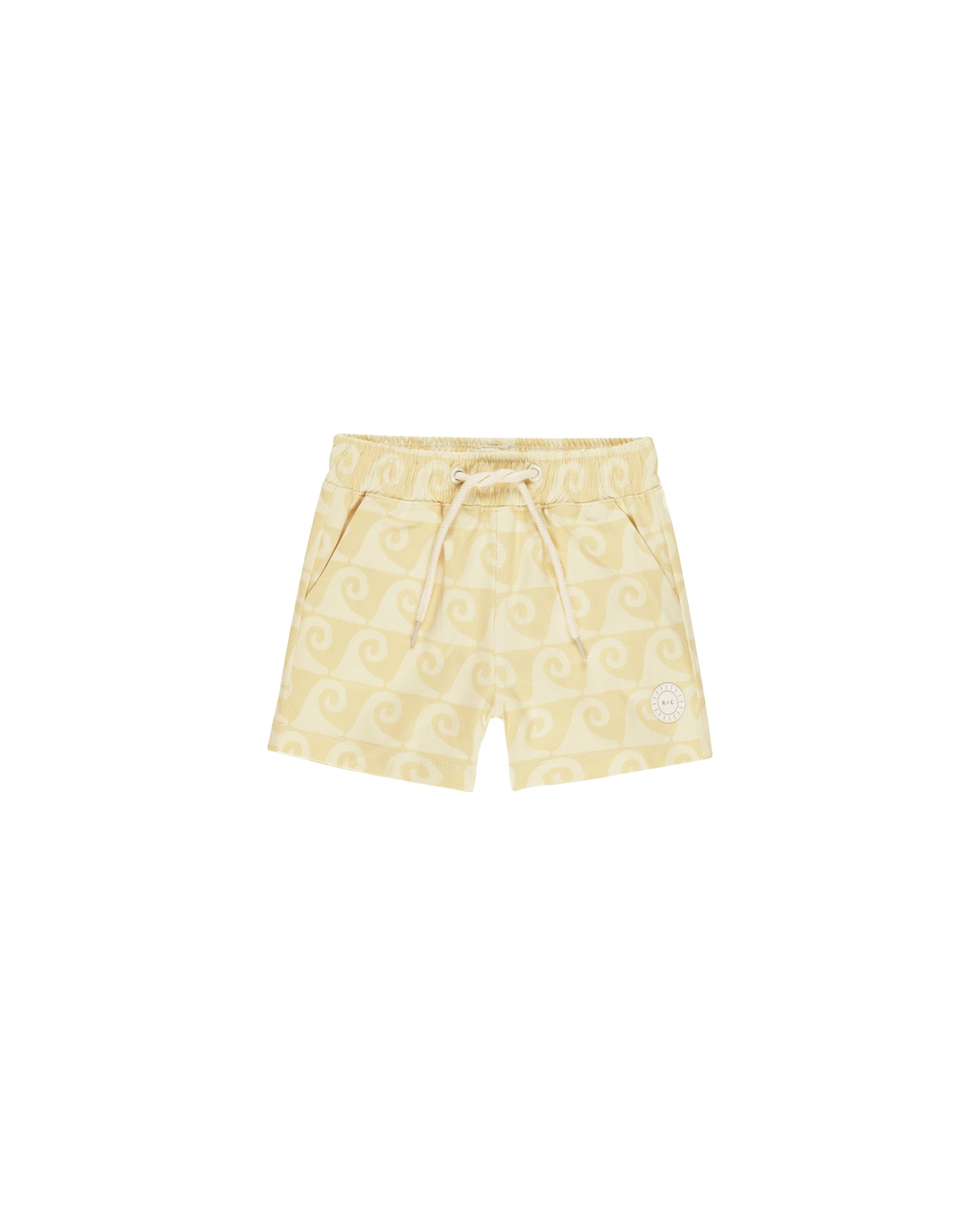 Boardshort || Waves, Yellow