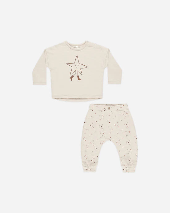 Long Sleeve Tee + Pant Set || Twinkle