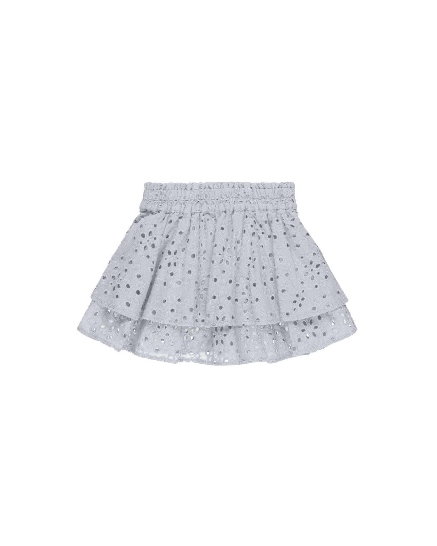 Rose Mini Skirt || Light Blue