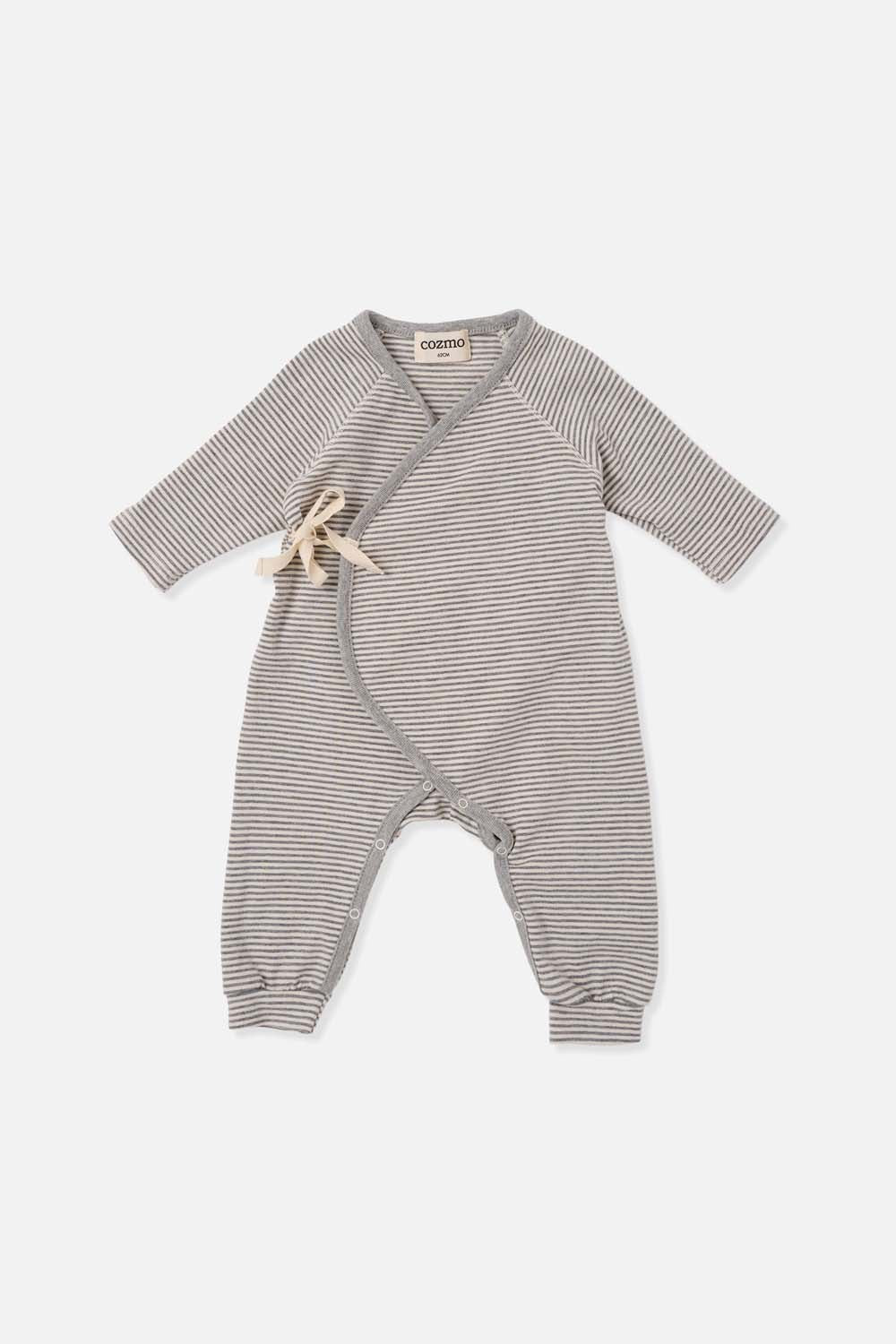 Striped Newborn Jumpsuit