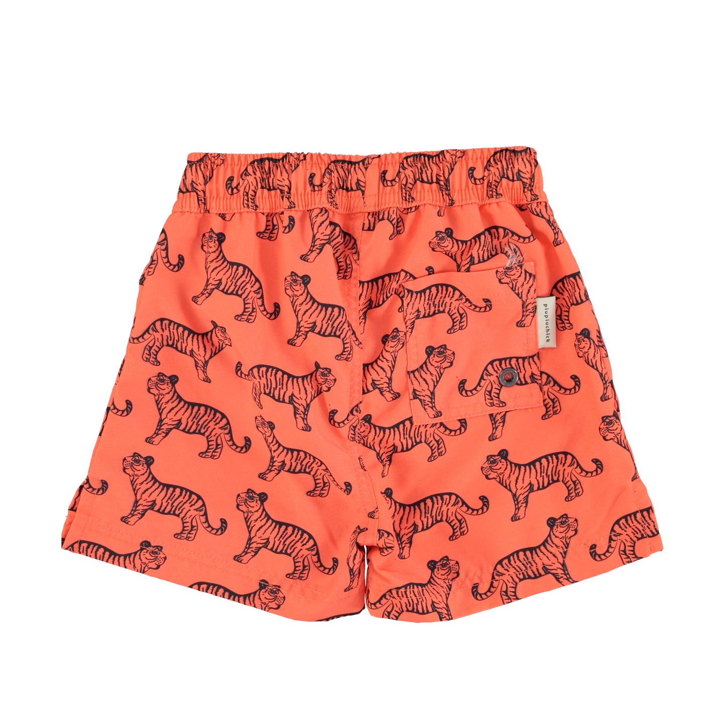 Swim Shorts | Orange w/  Black Tigers