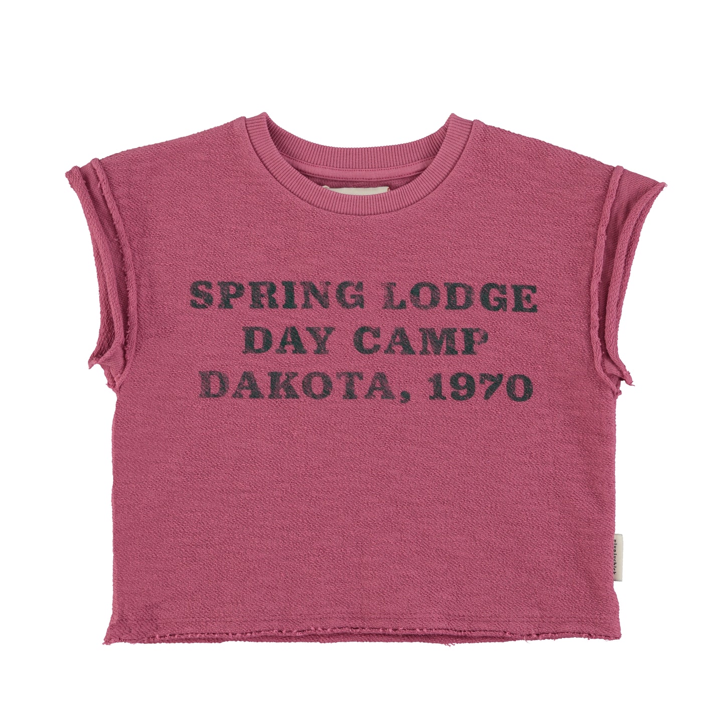 T’Shirt | Aubergine W/ “Spring Lodge” Print